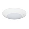 Jesco 1-light 4" LED Domed disk Light 3000K RE-GEO-FM-99104-3080-WH